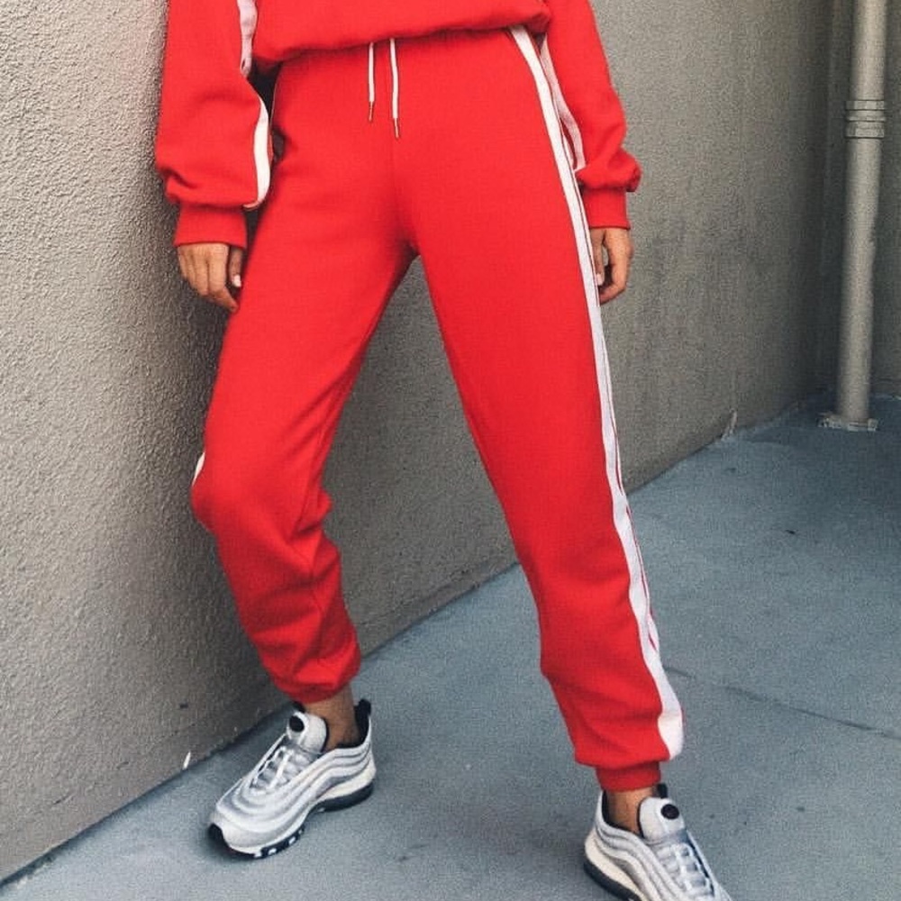 Red Sweat Pants - Picture 5 of 5